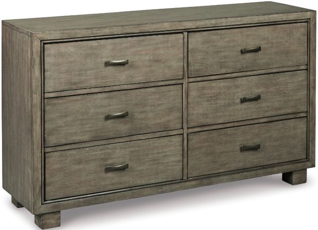 Signature Design by Ashley® Arnett 5-Piece Gray Twin Bookcase Bed Set-2
