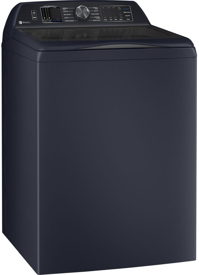 GE Profile™ 5.4 Cu. Ft. Sapphire Blue Impeller Top Load Washer with Smarter Wash Technology-3