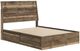 Signature Design by Ashley® Zadilyn Brown Queen Panel Storage Bed-4