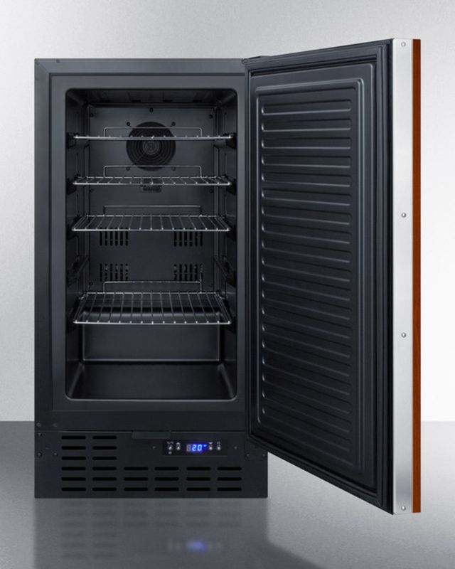 Summit® 18" 2.7 Cu. Ft. Panel Ready Upright Freezer-2
