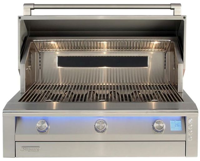 Alfresco™ Intelligent 3-Burner Matte Jet Black Built In Liquid Propane Grill-0