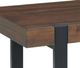 Elements International Moly Cherry Desk with Black Base-1