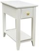 Boulder Creek Furniture Shaker Snow White Chairside Table-0