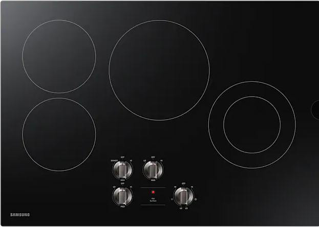 Samsung 30" Black Electric Cooktop-2