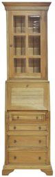 Bramble Customizable Hancock Narrow Secretary Cabinet-2