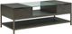 Riverside Furniture Hyde Glass Top Coffee Table with Caviar Base-0