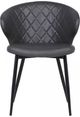 Armen Living Ava Black/Gray Dining Side Chair-1