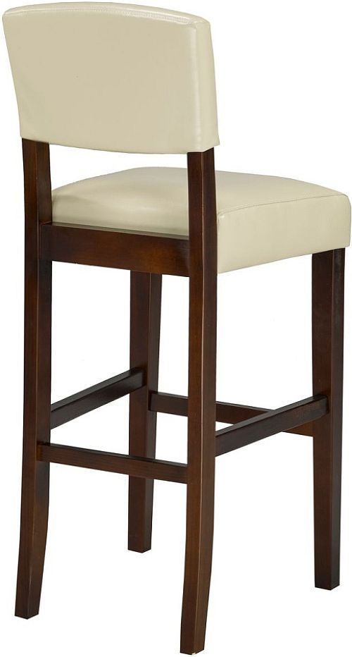 Brassex Inc. 2-Piece Brown/Soft Cream 24'' Counter Stool Set-1