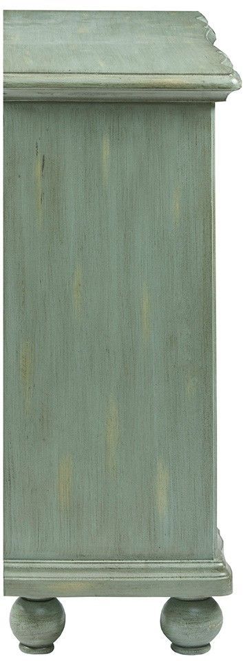 Olliix by Madison Park Green Scroll Bun Foot Chest-2