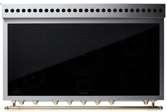La Cornue CornuFé 110 43" Gloss Black Pro Style Induction Range-2