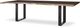 Century® Customizable Details Live Edge 108" Dining Table with Oiled Bronze Strap Base-0