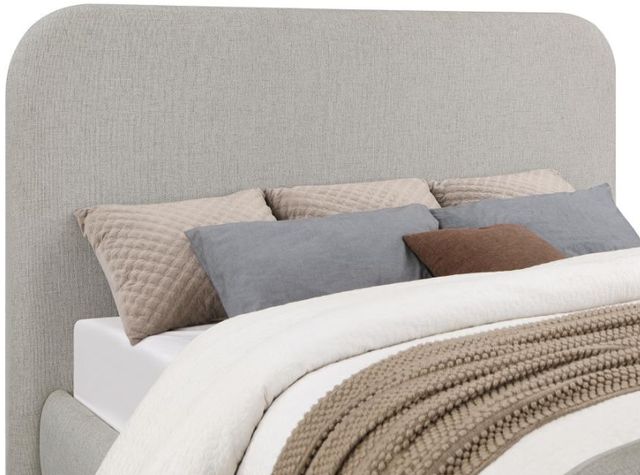 Coaster® Wren Gray King Upholstered Panel Bed-3