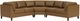 EQ3 Salema 3-Piece Leather Sectional Sofa with Extended Corner Seat-0