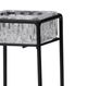 A & B Home Jurupa Black/Clear Candle Holder-1