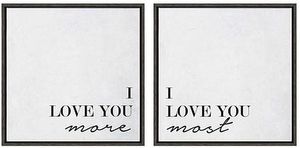 Signature Design by Ashley® Adline 2-Piece Black/White Wall Art Set
