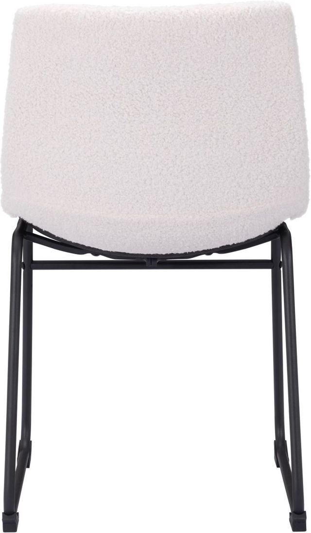 Zuo® Modern Smart Ivory Dining Chair-3