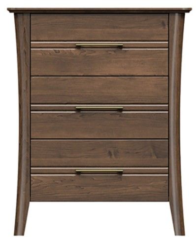 Country View Woodworking Brown Maple 28" Bedside Chest-0
