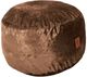 CordaRoy's® Brown Plush Fur Pouf Footstool-0