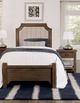 Vaughan-Bassett Bungalow Folkstone Twin Upholstered Bed-2