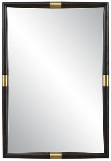 Uttermost® Larkin Antique Brass/Black Mirror-0