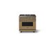 Viking® 5 Series 36" Golden Hour Pro Style Gas (LP) Range with Polished Chrome Trim-0