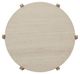 Bernards Trilogy Beige Cocktail Table with Toffee Base-3