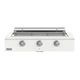 Caliber™ Rockwell Social 48" 3-Burner Matte White Built-In Liquid Propane Grill with Stainless Steel Hardware-0