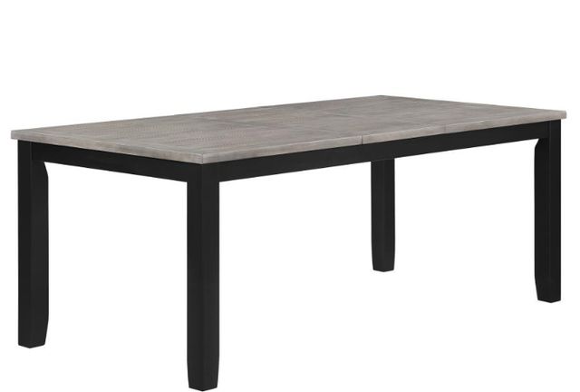 Coaster® Elodie 5-Piece Black/Gray Extension Leaf Dining Set-1