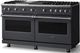 Viking® 5 Series 60" Cast Black Pro Style Gas (LP) Range with Polished Chrome Trim-2