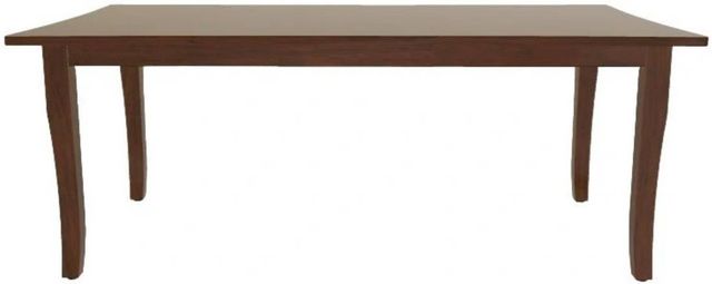 Mavin Customizable 42" x 60" Concave Extendable Dining Table with 18" Leaf-1
