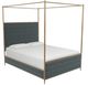 Wesley Allen Customizable Royce Double Upholstered Canopy Bed-1