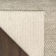 Nourison Home™ Pure Rows Gray/Ivory 5'x7' Area Rug-4