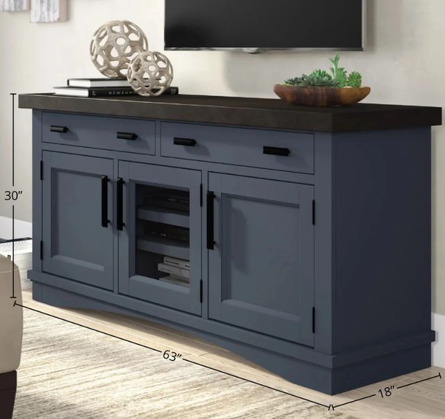 Parker House® Americana Modern Denim 63" TV Console-2