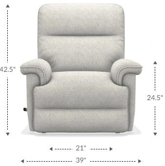 La-Z-Boy® Jay Granite Manual Rocking Recliner-2