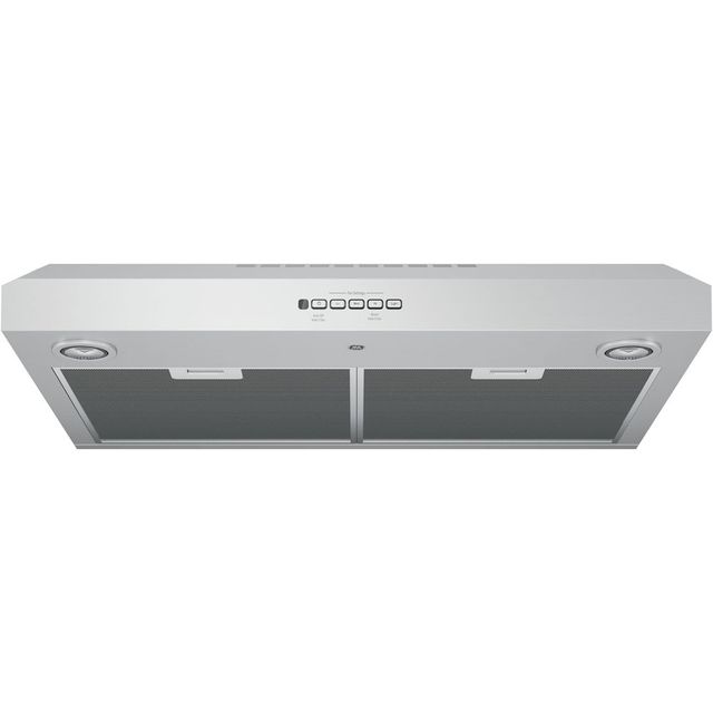 GE® 30" Stainless Steel Under Cabinet Range Hood-3