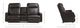 La-Z-Boy® Finley Granite Manual Wall Reclining Loveseat with Console-2