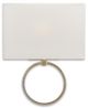 Currey & Company Porthole Silver Granello Wall Sconce-1