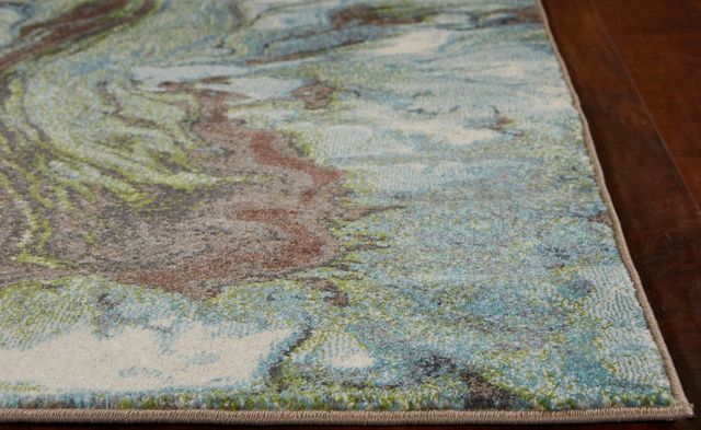 KAS Rugs Illusions Seafoam Watercolors 5'x8' Rug-1