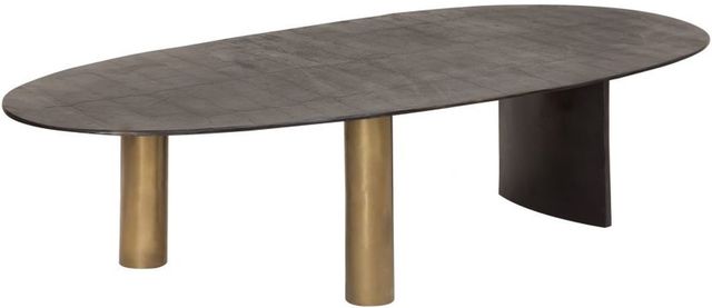 Moe's Home Collection Nicko Aluminum Brown Coffee Table-0