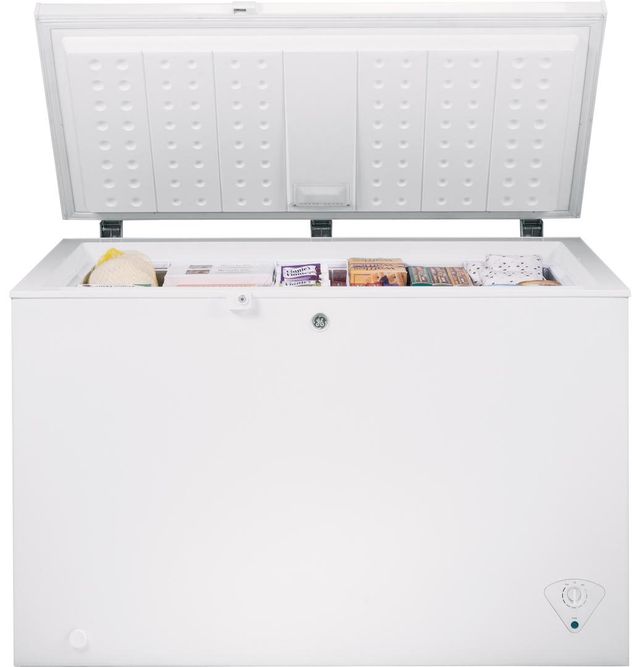 GE® 10.6 Cu. Ft. White Chest Freezer-2