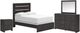 Signature Design by Ashley® Hollivern 4-Piece Dark Gray Full Bedroom Set-0