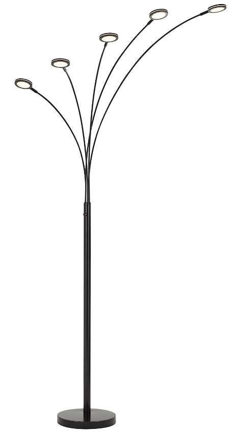 Cal® Lighting & Accessories Cremona Dark Bronze Floor Lamp-0