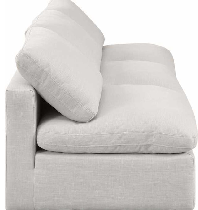 Meridian Furniture Cube 3-Piece Cream 105" Modular Sectional Armless Sofa-2