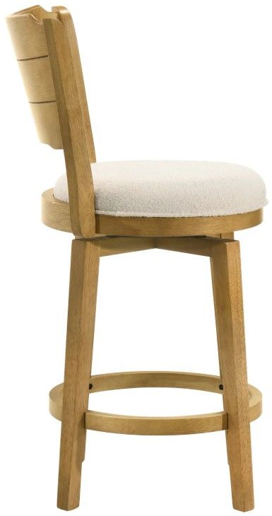 Armen Living Winsley 4-Piece Amber Stone/White Counter Stool Set-4