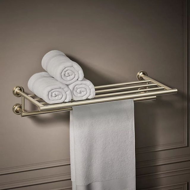 KOHLER® Riff® Vibrant French Gold Hotelier-1
