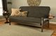 Kodiak Furniture Alamosa Linen Charcoal/Graystone Full Futon with Mattress-3