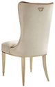 Caracole® Sophisticates Signature Debut Beige/Gold Bullion Leaf Dining Chair-3