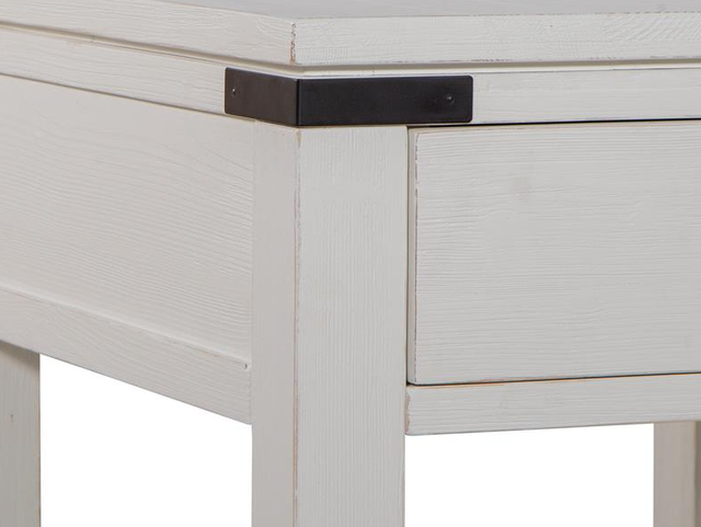 Magnussen Home® Harper Springs Silo White Shelf End Table-3