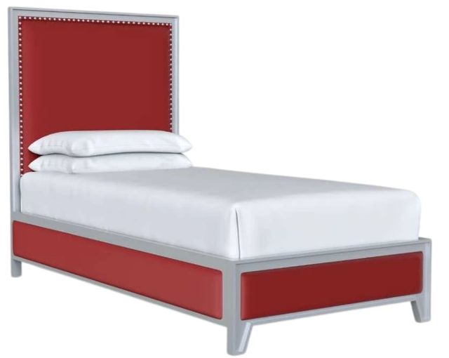 Wesley Allen Customizable Avery Twin Upholstered Panel Bed-0