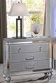 New Classic® Home Furnishings Valentino 5-Piece Silver Queen Upholstered Bedroom Set with Chest and Nightstand-4